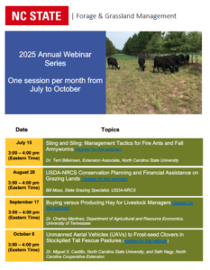 Cover photo for Annual Forage & Grassland Management Webinar Series